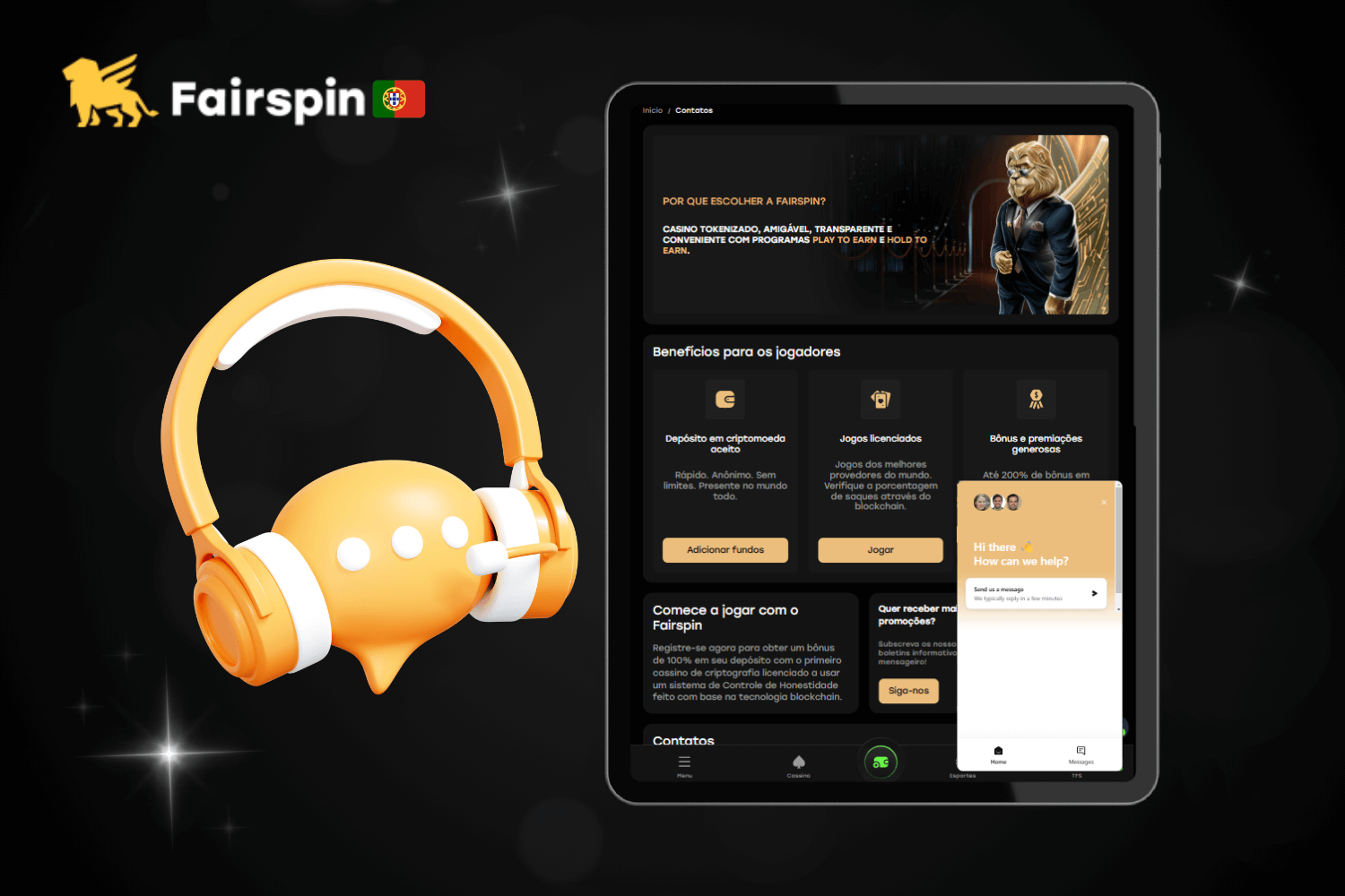 Apoio ao cliente no Fairspin Portugal: suporte rápido e eficiente para jogadores