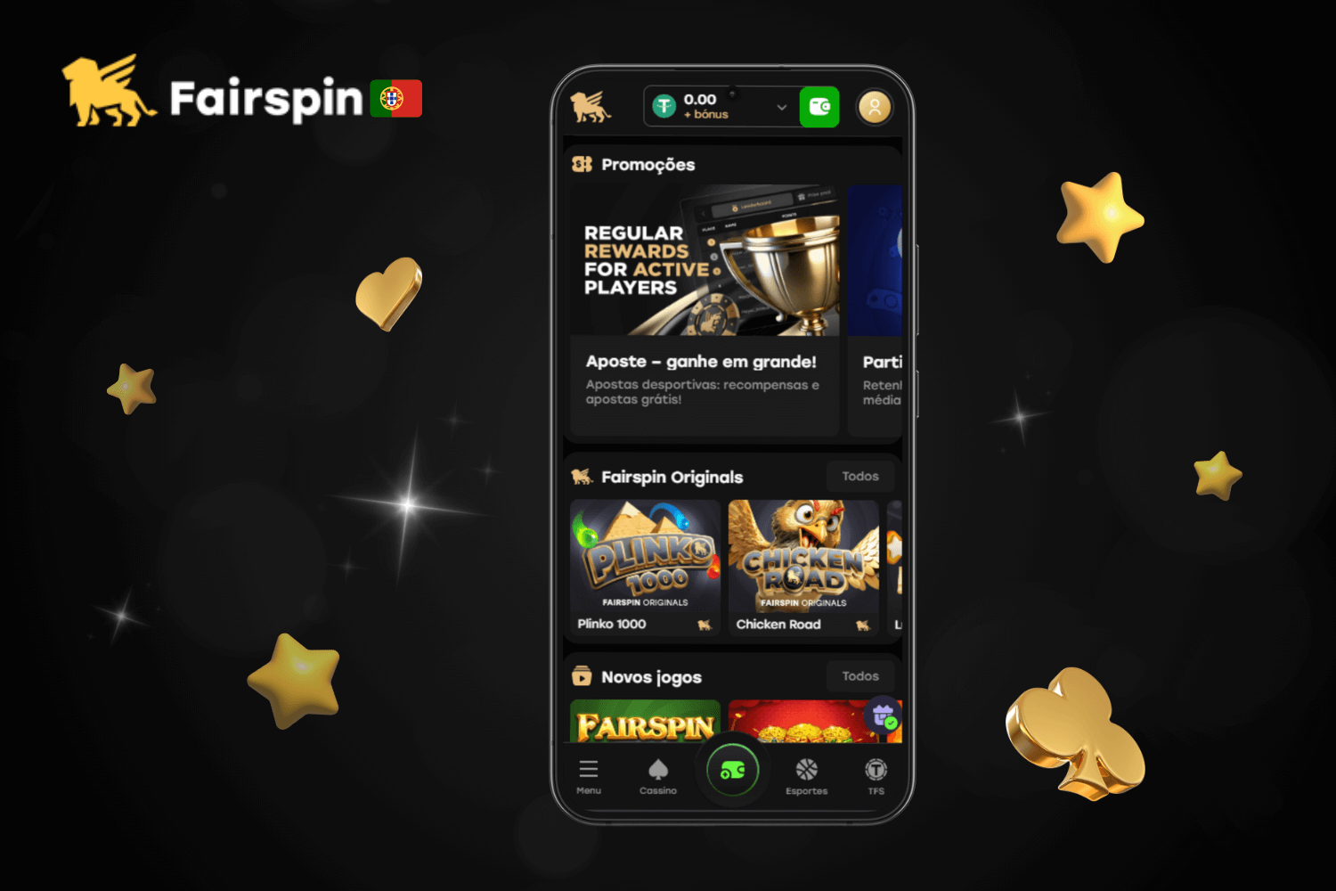 Vantagens de utilizar a aplicação móvel do Fairspin Casino em Portugal