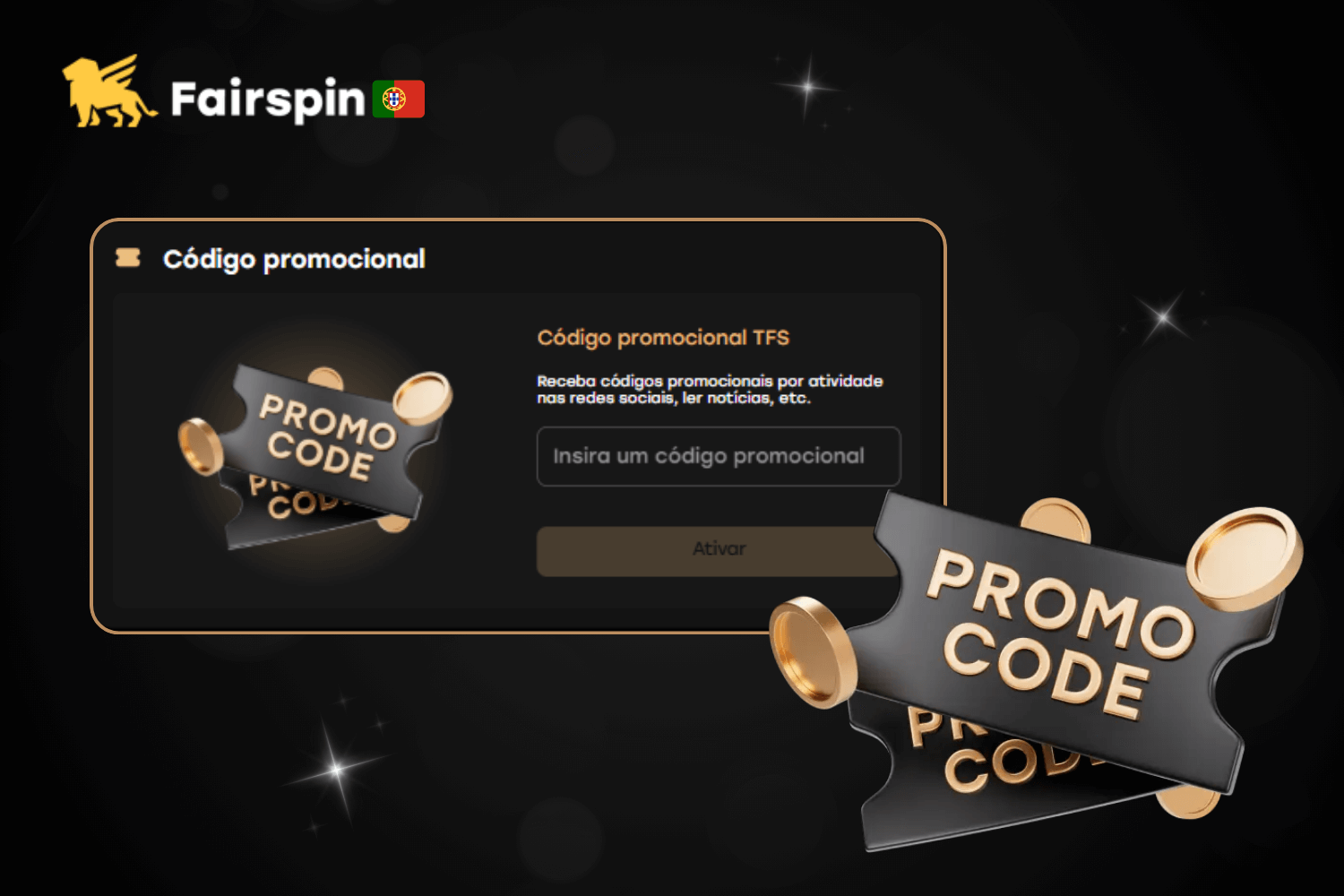 Códigos promocionais do Fairspin Casino Portugal: desbloqueie ofertas e bónus exclusivos